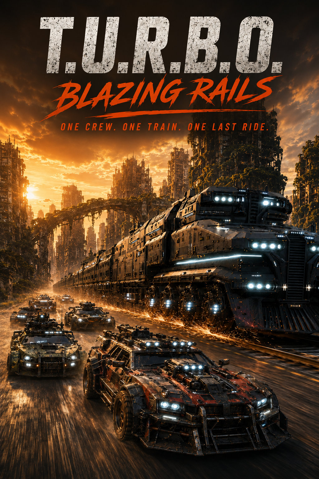 T.U.R.B.O.: Blazing Rails poster