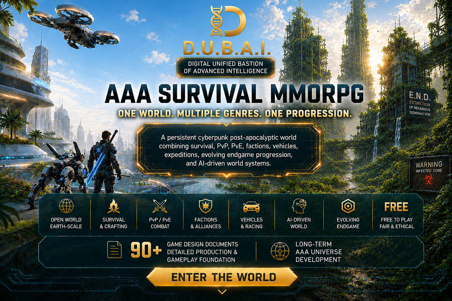 D.U.B.A.I. AAA Survival MMORPG overview